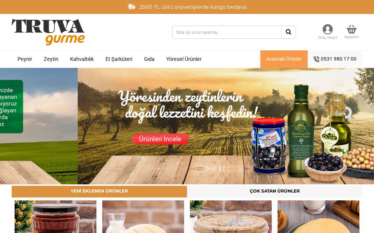 Çanakkale Yöresel Ürünler web sitesi tasarımı - Websitesi Yap referansı